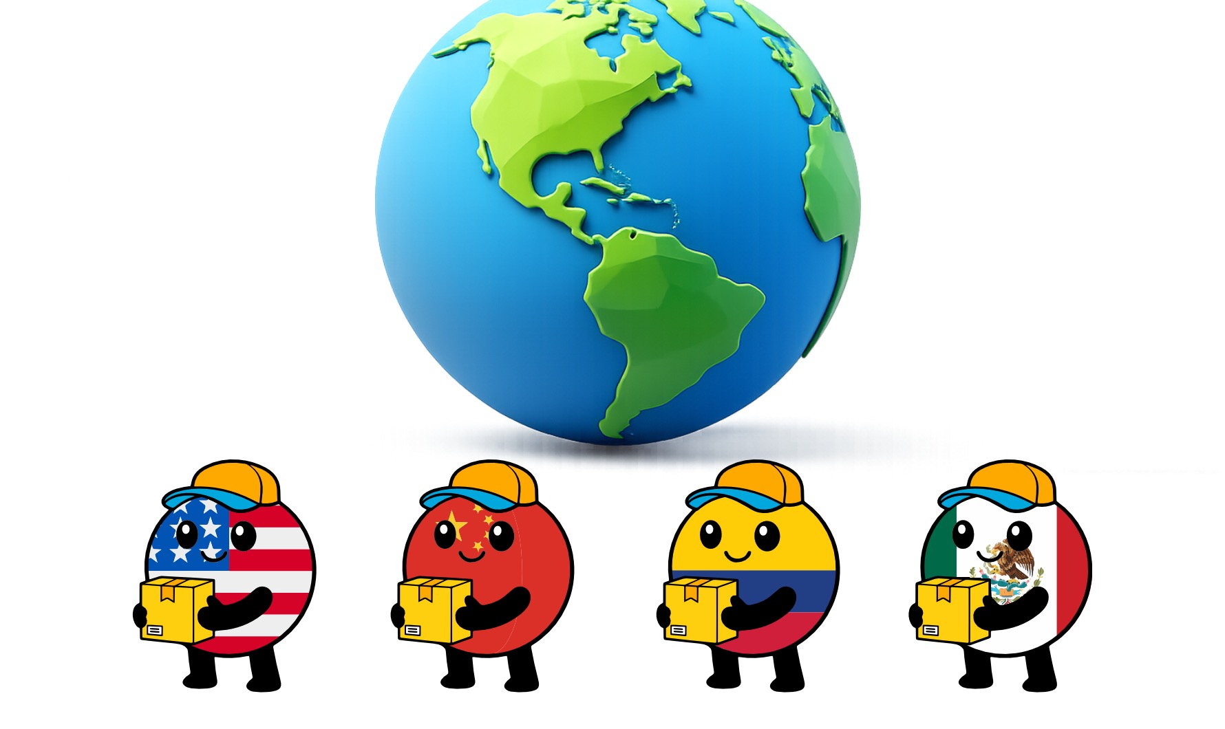 Casilleros disponibles en USA, China, Colombia y México